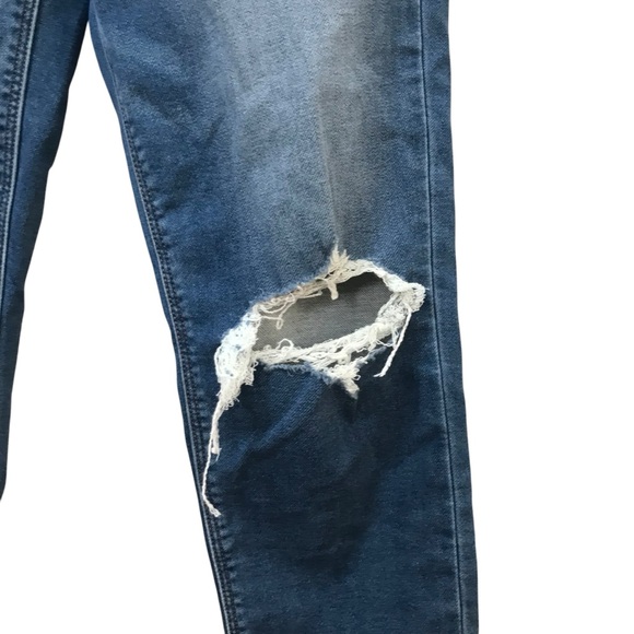 Zara Midrise Skinny Jean & American Eagle Soft Knit Distressed Mom Jean size 4 - Picture 3 of 14